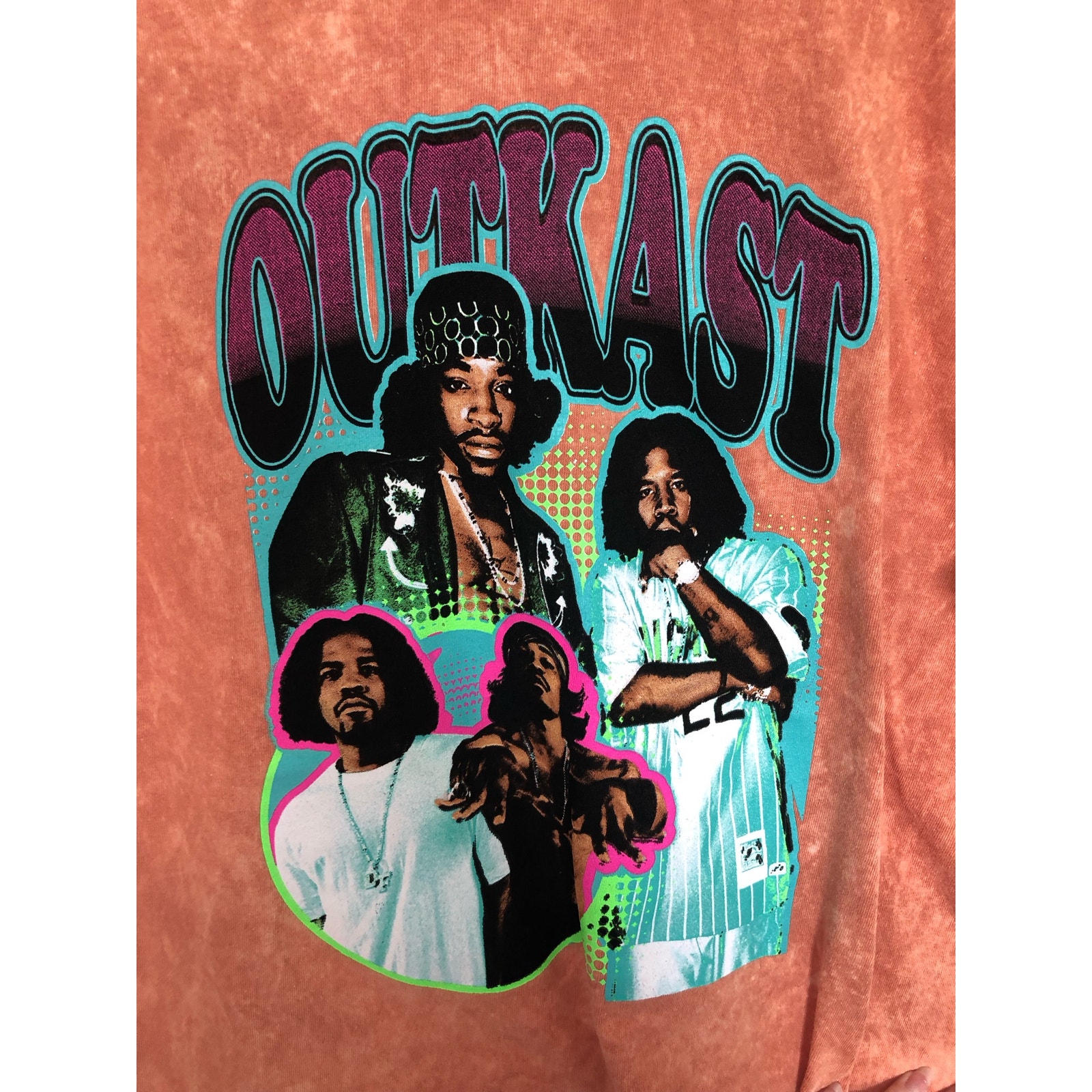 Outcast Acid Wash Vintage Style Oversized Tshirt - L — image 2 of 4